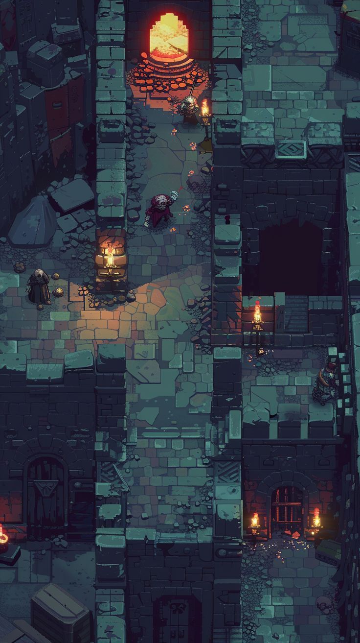 Donjon Pixel - Fosse ardente